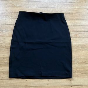 Philosophy black stretch a-line skirt